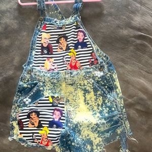 Disney princesses CUSTOM MADE overalls